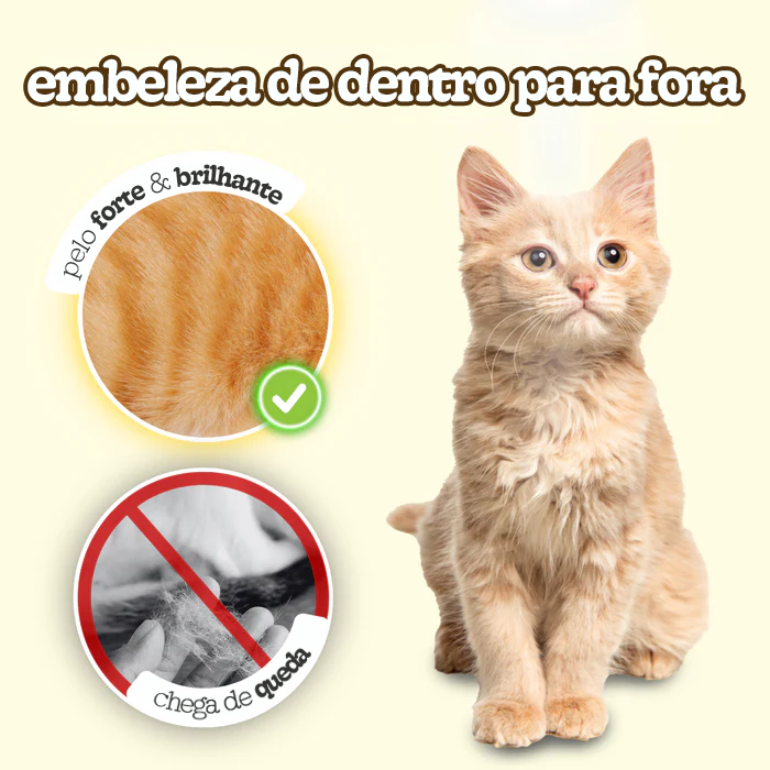 Óleo de Peixe Cremoso para Gatos