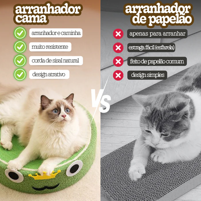 Arranhador Cama para Gatos