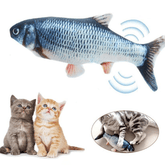 Brinquedo Peixe Elétrico Recarregável para Gatos