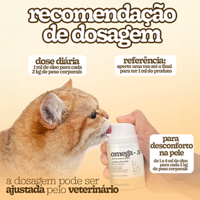 Óleo de Peixe Cremoso para Gatos