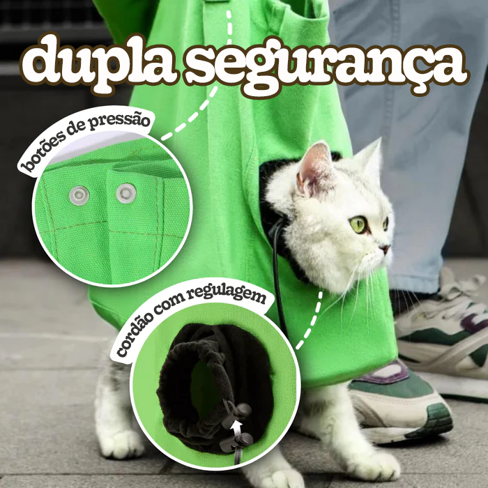 Ecobag de Transporte para Gatos