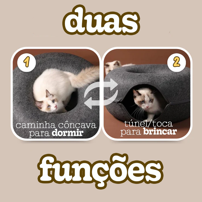 Cama Túnel para Gatos