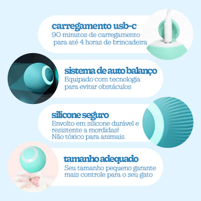 Bolinha Inteligente para Gatos