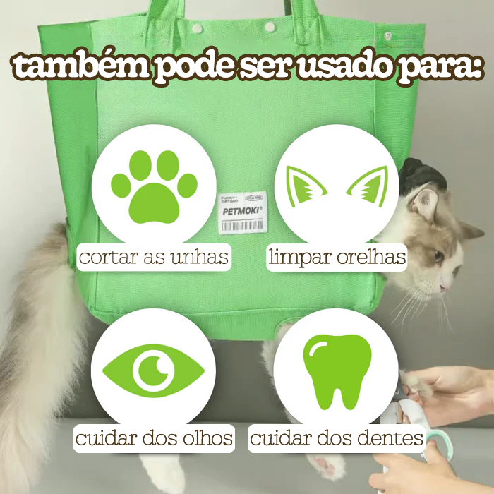 Ecobag de Transporte para Gatos