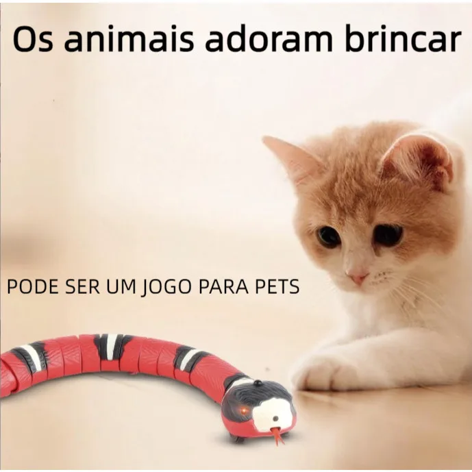 Cobrinha Elétrica para Gatos